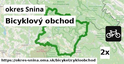 Bicyklový obchod, okres Snina