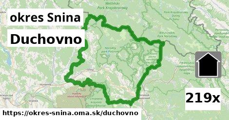 duchovno v okres Snina