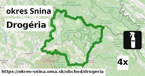 Drogéria, okres Snina
