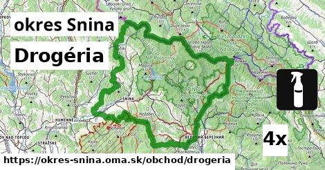 Drogéria, okres Snina