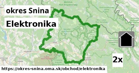 Elektronika, okres Snina