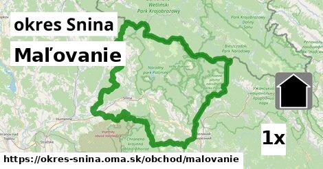 Maľovanie, okres Snina