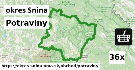 Potraviny, okres Snina