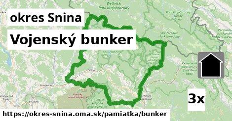 Vojenský bunker, okres Snina