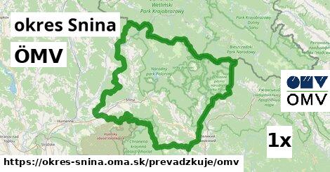 ÖMV, okres Snina