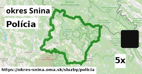 Polícia, okres Snina