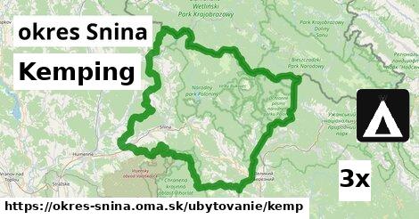 Kemping, okres Snina