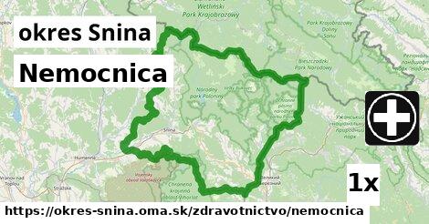 Nemocnica, okres Snina