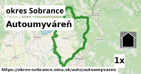 Autoumyváreň, okres Sobrance