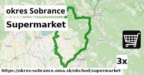 Supermarket, okres Sobrance