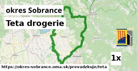 Teta drogerie, okres Sobrance