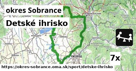 Detské ihrisko, okres Sobrance