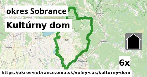 Kultúrny dom, okres Sobrance