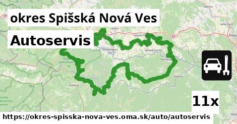 Autoservis, okres Spišská Nová Ves