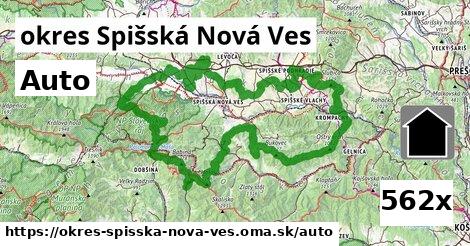 auto v okres Spišská Nová Ves