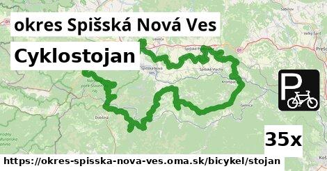 Cyklostojan, okres Spišská Nová Ves