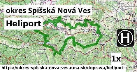 Heliport, okres Spišská Nová Ves