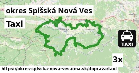 Taxi, okres Spišská Nová Ves