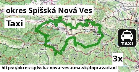 Taxi, okres Spišská Nová Ves