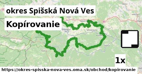 Kopírovanie, okres Spišská Nová Ves