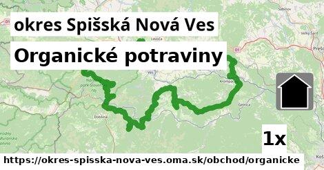 Organické potraviny, okres Spišská Nová Ves