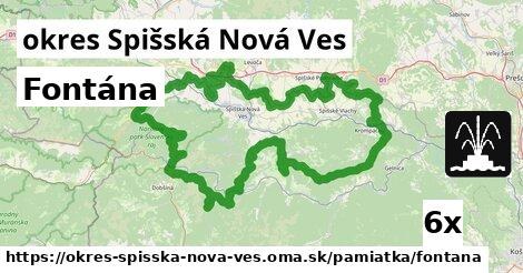 fontána v okres Spišská Nová Ves