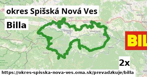 Billa, okres Spišská Nová Ves