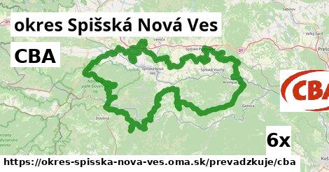 CBA, okres Spišská Nová Ves