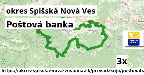 Poštová banka, okres Spišská Nová Ves