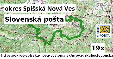 Slovenská pošta, okres Spišská Nová Ves