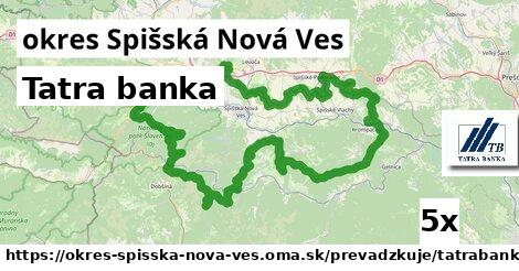 Tatra banka, okres Spišská Nová Ves