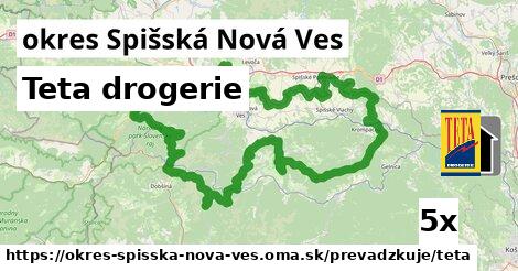 Teta drogerie, okres Spišská Nová Ves