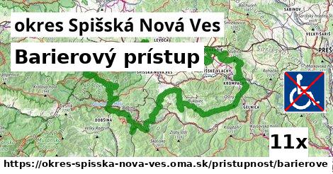 Barierový prístup, okres Spišská Nová Ves