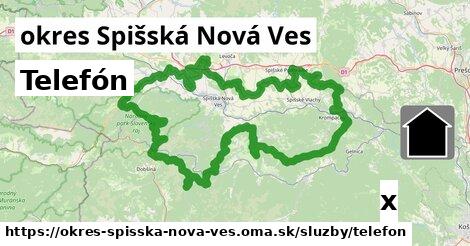 Telefón, okres Spišská Nová Ves