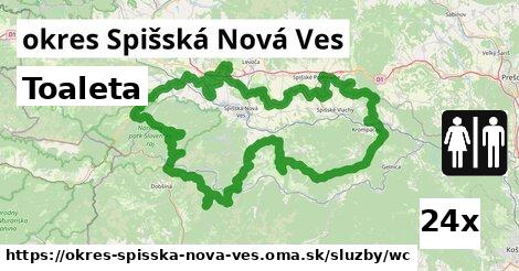 Toaleta, okres Spišská Nová Ves