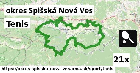 Tenis, okres Spišská Nová Ves