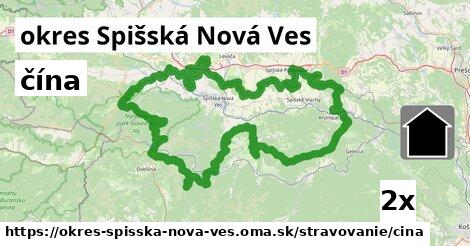 čína, okres Spišská Nová Ves