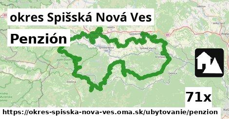 Penzión, okres Spišská Nová Ves