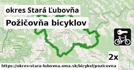 Požičovňa bicyklov, okres Stará Ľubovňa