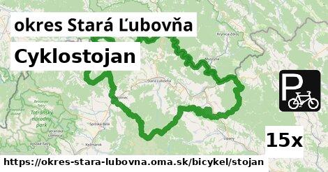 Cyklostojan, okres Stará Ľubovňa