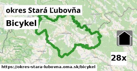 bicykel v okres Stará Ľubovňa