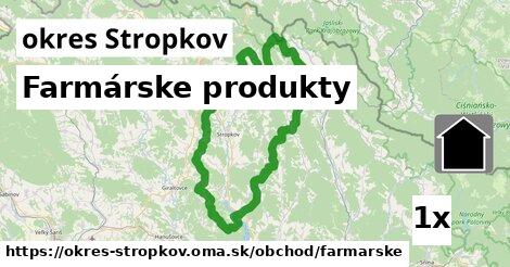 Farmárske produkty, okres Stropkov