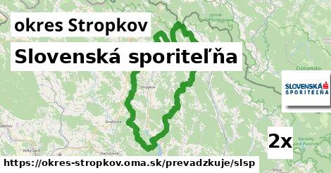 Slovenská sporiteľňa, okres Stropkov