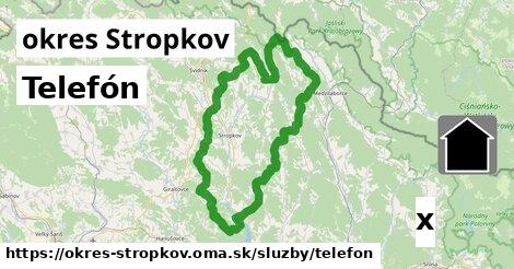 Telefón, okres Stropkov