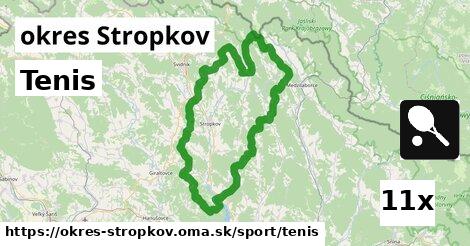Tenis, okres Stropkov