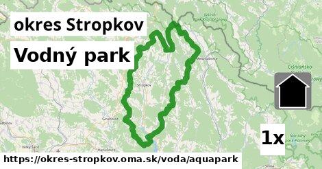 Vodný park, okres Stropkov