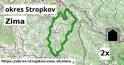 zima v okres Stropkov