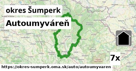 Autoumyváreň, okres Šumperk