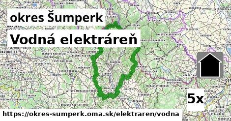 Vodná elektráreň, okres Šumperk