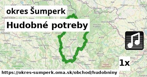 Hudobné potreby, okres Šumperk